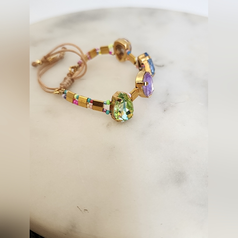 Elegant Multi-Color Bracelet Princess Crystal Style - Picture 6 of 13